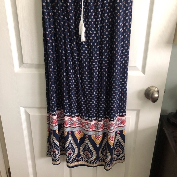 Shein navy boho maxi dress in size 2xl - Picture 4 of 6